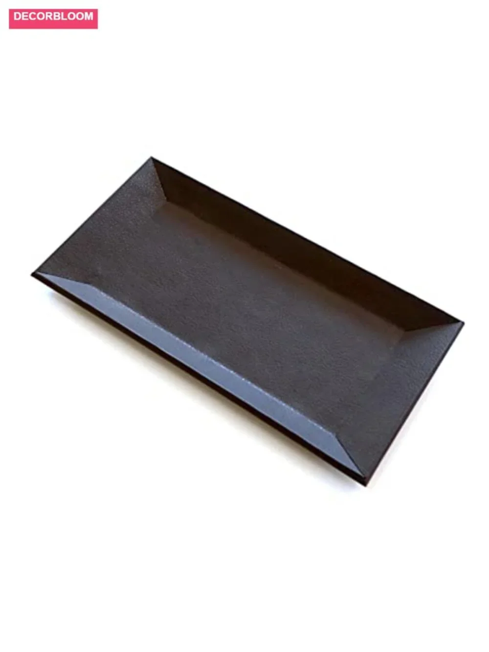 PU Leather Jewelry Tray Organizer Desk Accessory Holder Change Card Checkout